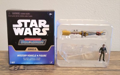 Star Wars Micro Galaxy Squadron Cassian Andor w/ Speeder Series 8 Mystery Figure