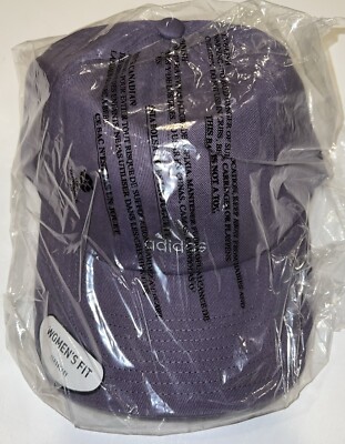 ADIDAS Hat Women's Fit Saturday 2.0 Cap Aeroready SHADOW VIOLET NWT