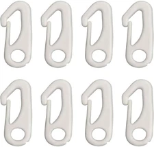 8 Pcs Flag Pole Clip Snap Hook Nylon Flagpole Accessory-Attach Flag to Flagpole