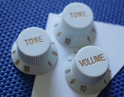 . Fender Squier Sonic Series  Stratocaster GUITAR KNOBS  1 Volume 2 Tone