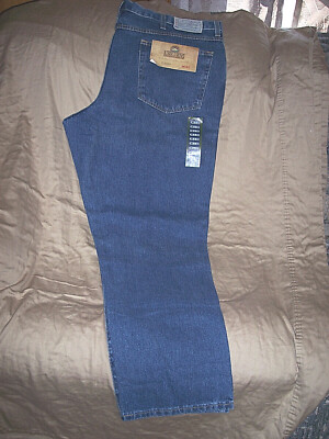 Mens Jeans 46 x 32 Classic Fit Denim Blue Jeans 46x32 Mens Denim Jeans  Classic | eBay