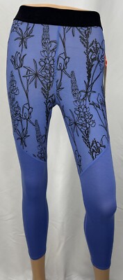 Wild Rye Jane Lite Crop Base Layer Leggings Womens NWT Size 8 Color Alpine Bloom