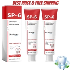 2Pcs Sp-6 Ultra Whitening,Sp 6 Toothpaste, Ultra Whitening Toothpaste