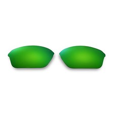 Walleva Emerald Polarized Replacement Lenses For Oakley Half Wire XL Sunglasses