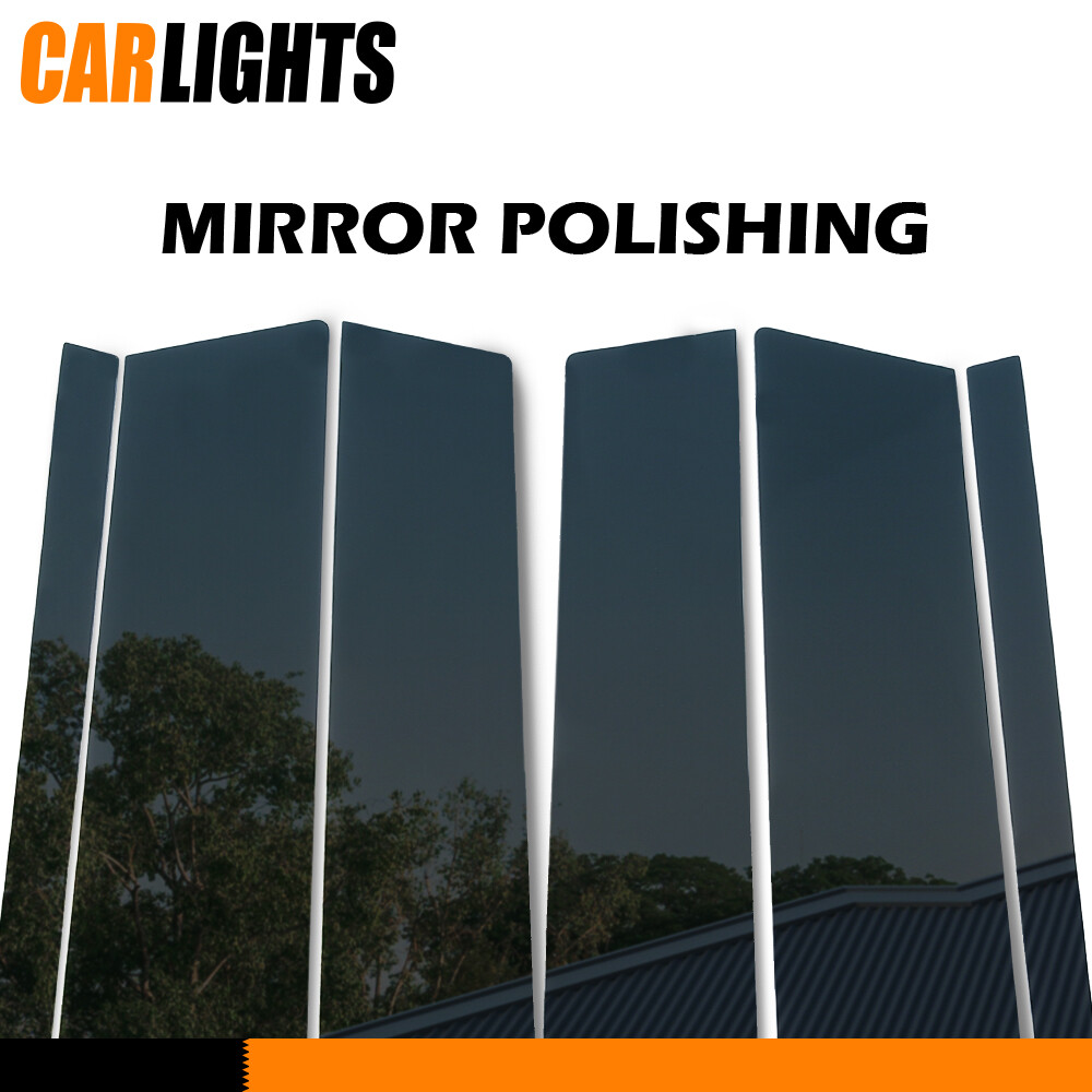 Fit For 2006-2011 Honda Civic Sedan Window Pillar Posts Molding Cover Door Trims