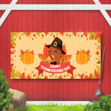 Happy Thanksgiving Day Banner 02
