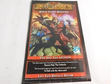 White Wolf Trinity Battleground Quick Start Briefing w/Poster Map 