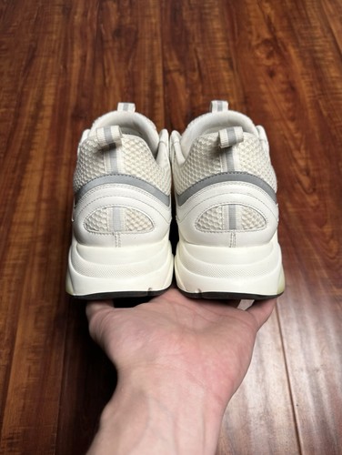 Dior B22 Reflective Mens White Grey Sneakers - Size 47D 14US - SHIPS ASAP - Picture 7 of 8
