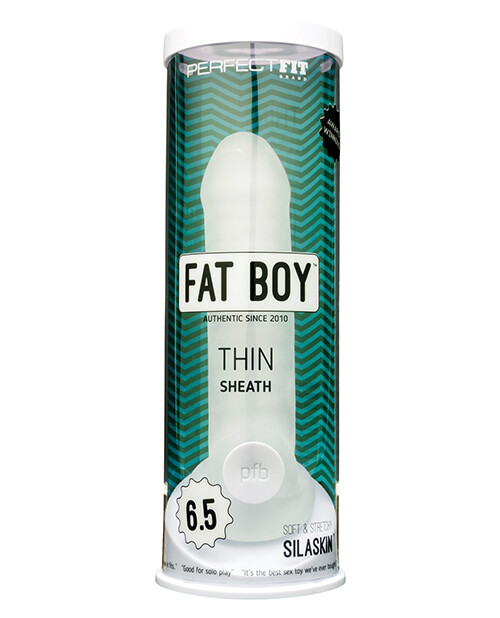 PERFECT FIT FAT BOY THIN 6.5 INCH MALE PENIS GIRTH EXTENDER