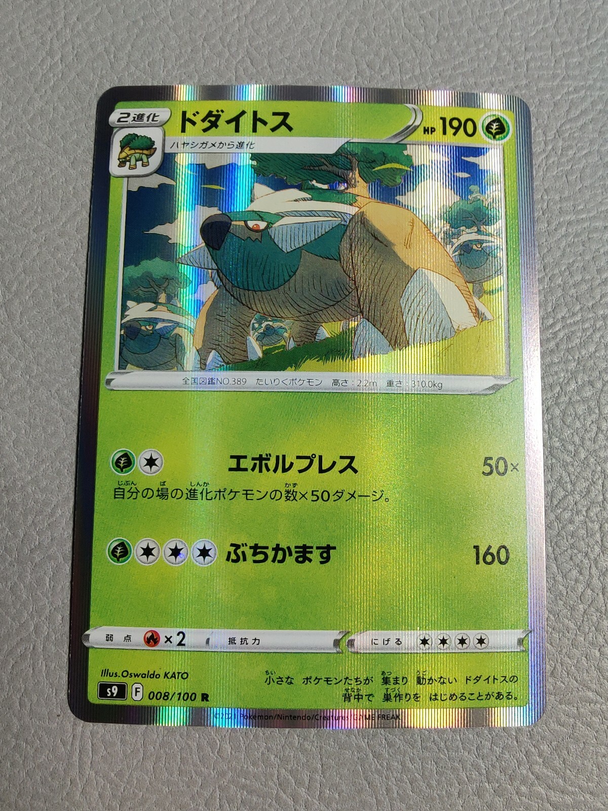 Torterra Holo | NM | Star Birth s9 008/100 R | Japanese Pokemon