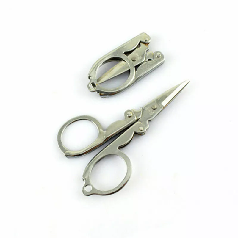 Mini Folding Metal Pocket Travel SCISSOR Trimming Craft Item Small Sharp  Cutter