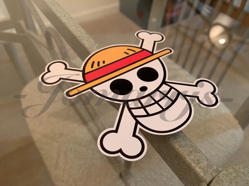 One Piece Anime One Piece Logo Monkey D Luffy Sticker Decal Sz 4 25 18 Ebay