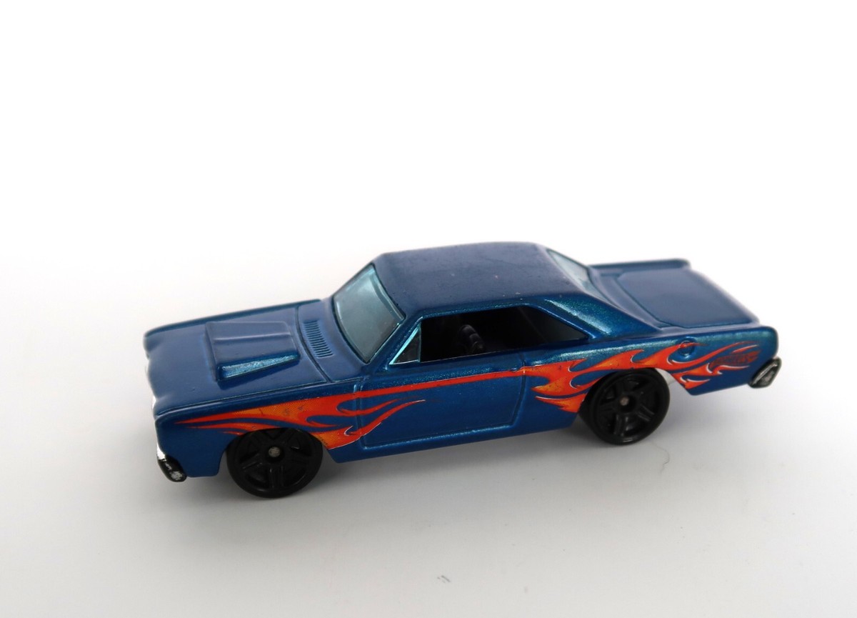 2010 Hot Wheels '68 Dodge Dart Blue w/ Orange Flames Variant