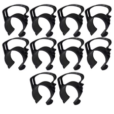 10 Pcs Cable Organizer Cord Management Clip Wire Holder for 2" Truss Pipe Black