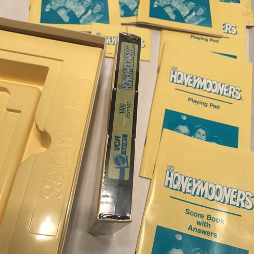 The Honeymooners VCR Game 1986 Vintage Word Memory Mattel With Box - Picture 3 of 6
