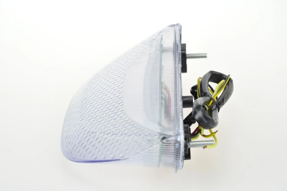 Luz trasera LED señal de giro compatible con Honda 03-06 CBR600RR 04-07 CBR1000RR transparente Foto 3 de 4