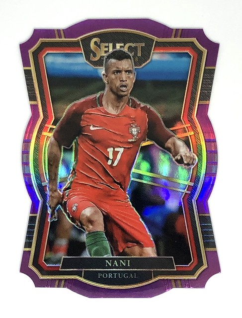 2017-18 Panini Select Soccer Nani Purple Prizm Die-Cut /149 #170 Portugal