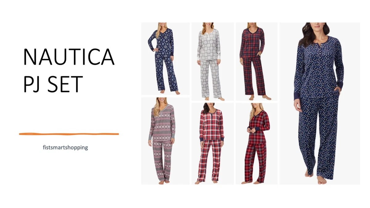Nautica pj set womens new arrivals