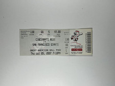 7-5-2007 San Francisco Giants @ Cincinnati Reds Ticket - Bronson Arroyo HR #3