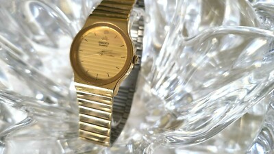 Rare Vintage Seiko Galaxy Crown Gold -Tone 5Y91-6010 Women's Watch