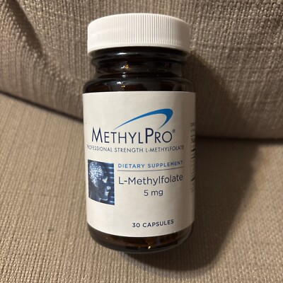 MethylPro L-Methylfolate - Professional Strength - 5 mg - 30 Capsules- Exp 03/26