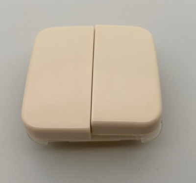 Busch Jaeger 2505-212 Duro 2000 Reflex SI Serien Doppel Wippe cremeweiß Weiß