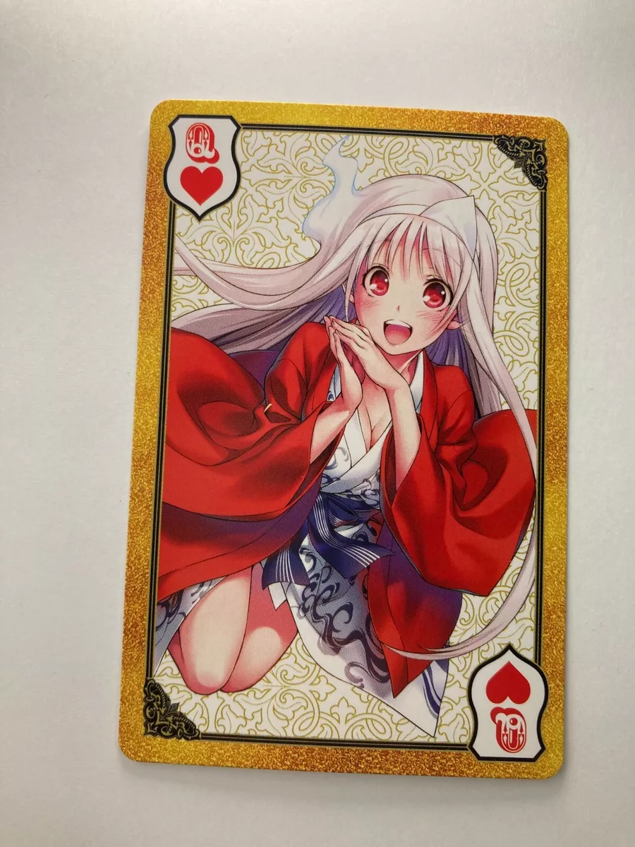 Yuragi-sou no Yuna San Jump Playing Poker card Japanese Very Rare