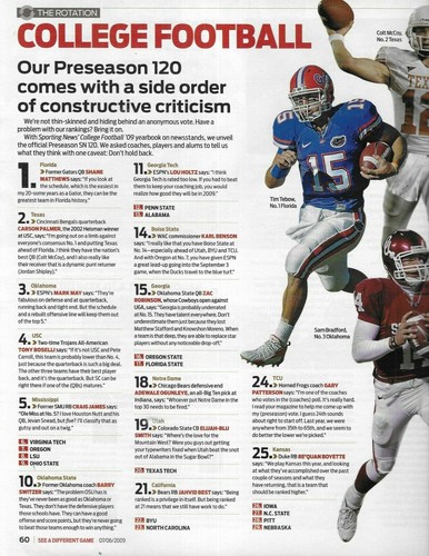 Sporting News Magazine Joe Torre Dodgers Ballparks Anthony Spencer Football - Picture 5 of 6