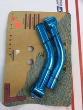 Profile Design Long Alloy Blue Bar Ends For Bicycling (5799-BE) New Old Stock