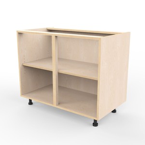 1000mm Birch Plywood Kitchen Base Cabinet - Kitchen Carcass Cabinet