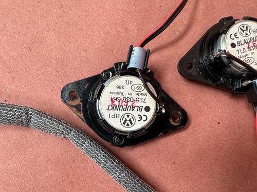 Porsche Cayenne (03-10) 955 Anteriore Cruscotto Tweeter Altoparlante Coppia OEM - Foto 7 di 7