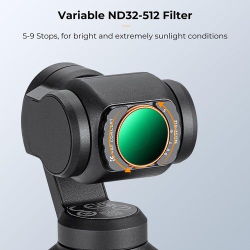 K&F Concept Variable ND2-ND32 + ND32-ND512 Filter Kit for DJI Osmo Pocket 3 AU - Picture 6 of 30