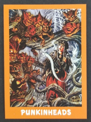 Halloween Pumpkinheads 2018 Nocturnals Card #4 (NM)