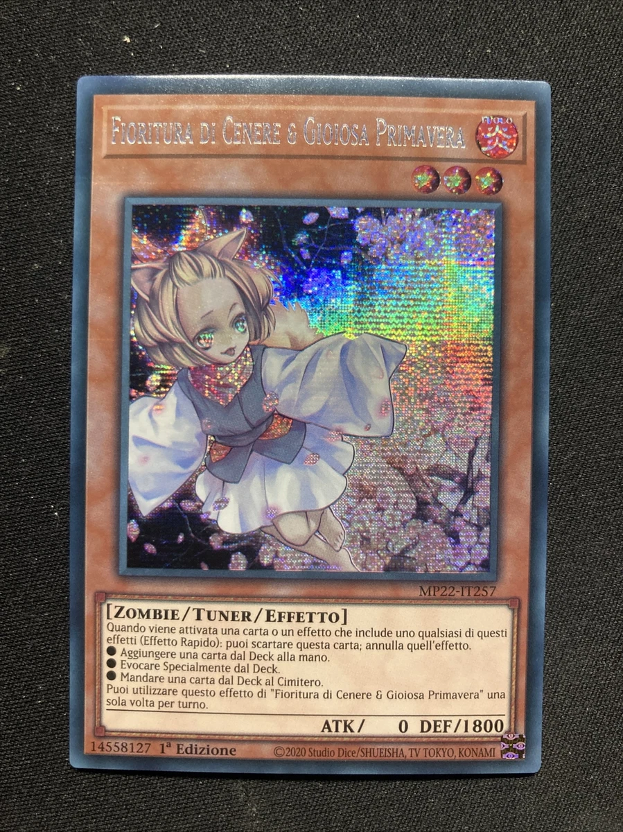 Yu-Gi-Oh! 3x Fioritura Di Cenere &amp; Gioiosa Primavera, L5DD