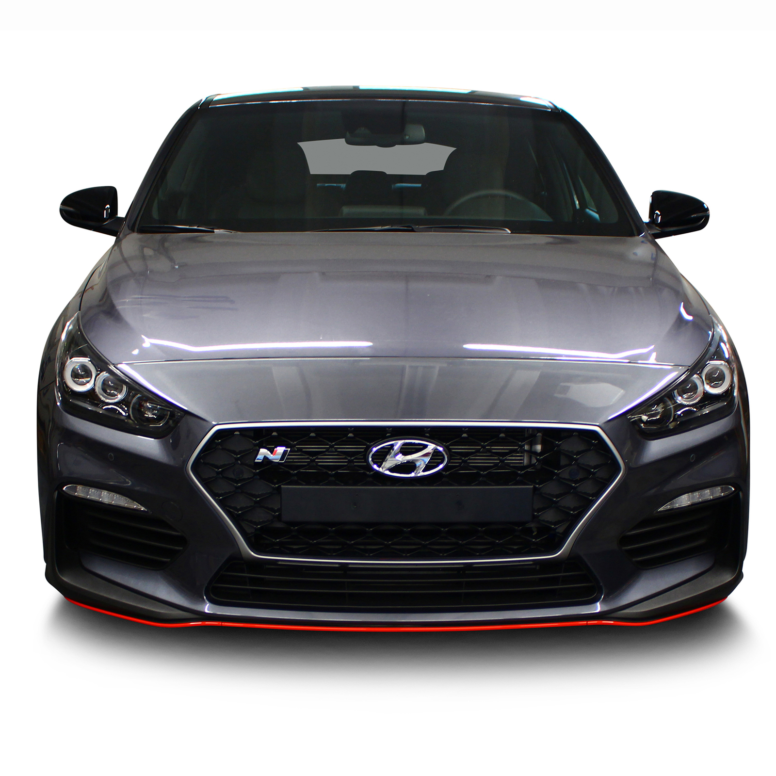 Spoilerschwert Frontspoiler Aus ABS Für Hyundai I30 N-Line Mit ABE Carbon Optik