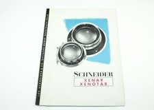 U202380 Schneider Xenar  Xenotar Telephoto Lens Brochure ca. 1962 Genuine