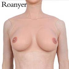 Roanyer drag Queen East West Silicone Breast Form D Cup boobs Crossdresser