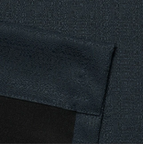 Silk Home Living - 2 Thermal Weave Blackout Rod Pocket Curtains 52x84 - Charcoal - Image 3 of 4