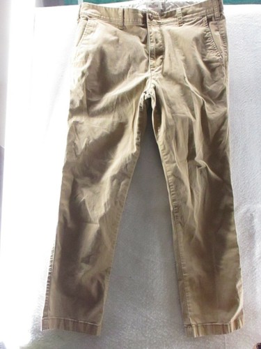 30 Slim Straight Chino Khaki Stretch 