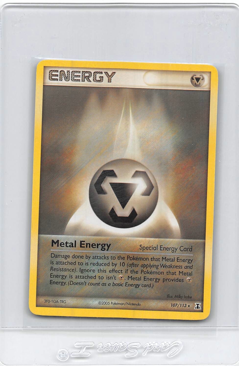 Metal Energy 107/113 - NON-HOLO Rare - DELTA SPECIES - 2005 POKEMON CARD - NM/LP