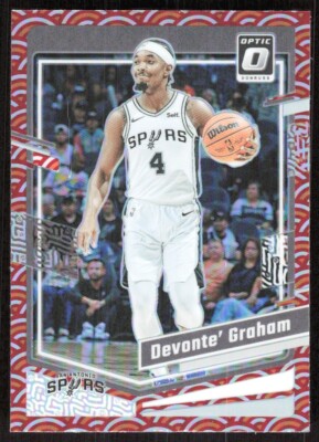 2023-24 3036E Donruss Optic PHOTON PRIZM Devonte' Graham San Antonio Spurs #100