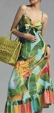 Farm Rio Tropical Maxi Dress Vacation Size XS