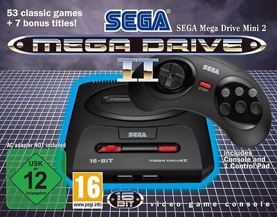 Sega Mega Drive Mini 2 Amazon Exklusive +Controller +60 Klassiker NEU Händler