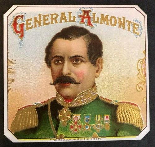 Gruppo di 4 etichette portasigari vintage tutte fea. Goffratura oro sopra rovescio - ottime condizioni - Foto 4 di 5