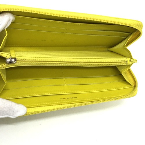 CHANEL Zip Around Long Wallet (with Coin Compartment) Caviar Leather Yellow - Picture 7 of 11