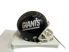 Tiki Barber Signed New York Giants Mini Helmet JSA