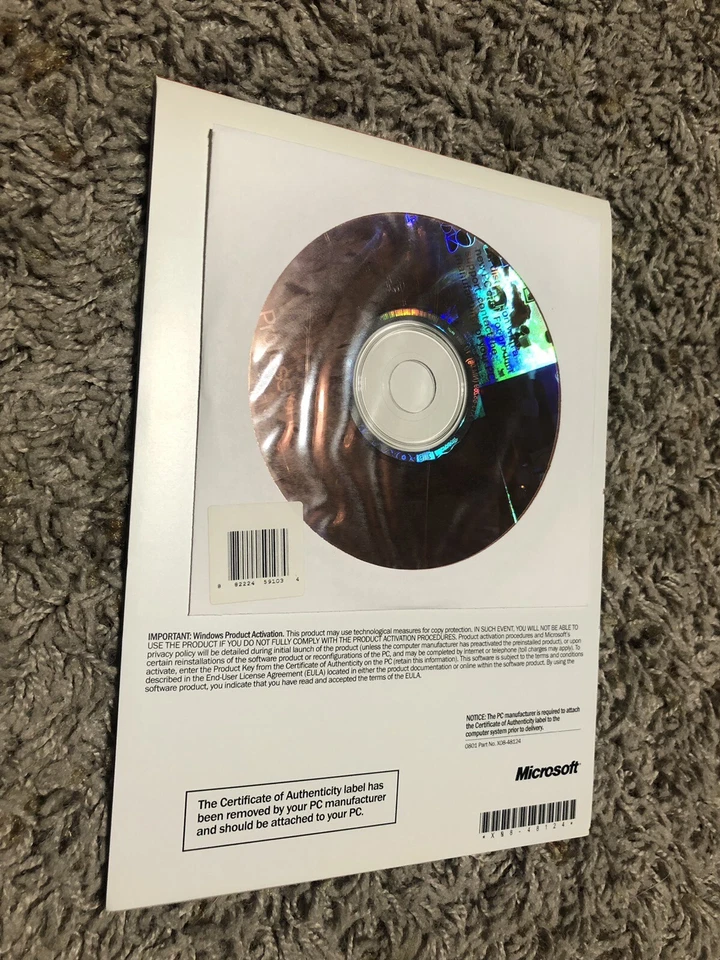 MICROSOFT WINDOWS XP PROFESSIONAL 2002 w/SP2 Product Key Is Not Included - Image 2 of 3