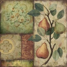 Ceramic Backsplash Tile Mural Fruit Vegetable Kitchen/Bathroom - Les Poires I