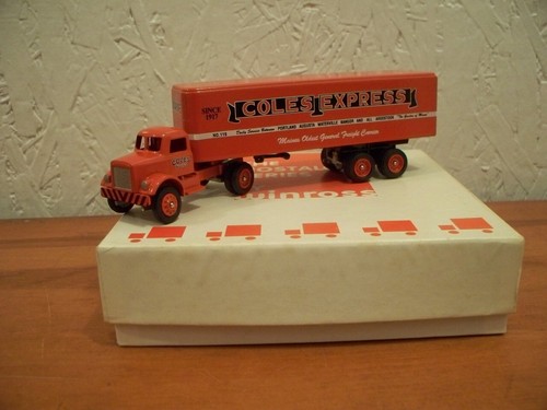 COLES EXPRESS TRACTOR TRAILER DIECAST WINROSS TRUCK