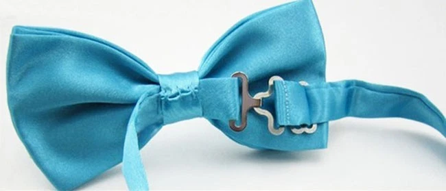 10 PCS Men's Tuxedo Satin Plain Solid Color Adjustable Wedding Bowtie Bow Tie - Image 2 of 3